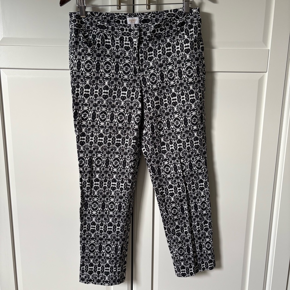 Black and White Patterned Pants